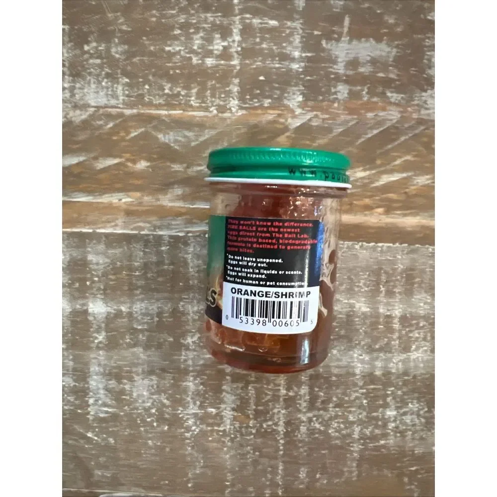 Pautzke Fire Balls Salmon‎ Eggs Trout Bait 1.65 Oz Orange/Shrimp PFBLS/ORG/SHR